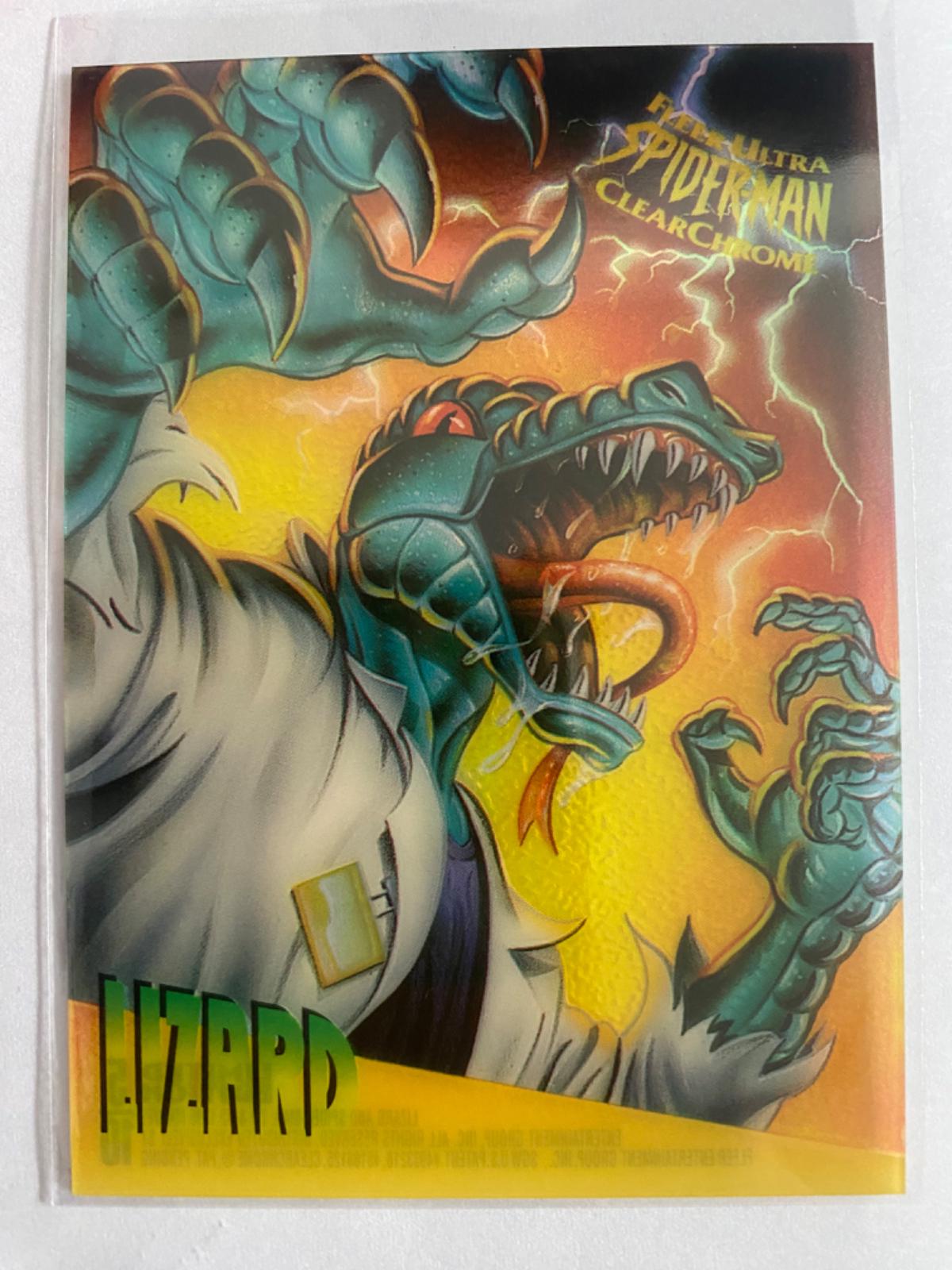 Lizard [Clear Chrome] #5 Marvel 1995 Ultra Spider-Man