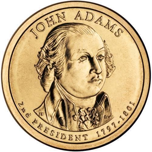 2007 P [JOHN ADAMS] Coins Presidential Dollar