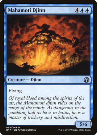 Mahamoti Djinn [Foil] Magic Iconic Masters