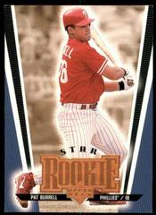 Pat Burrell [Exclusives, Level 1] Baseball Cards 1999 Upper Deck Prices