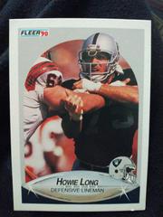Mis Print | Howie Long [Error Born Sommerville, Should Be Somerville] Football Cards 1990 Fleer