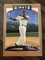 Barry Bonds [Gold] Baseball Cards 2006 Topps Prices