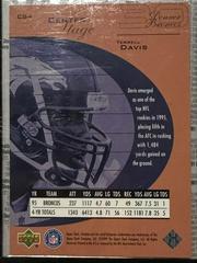 Back Of Card | Terrell Davis Football Cards 1999 Upper Deck Ovation Center Stage