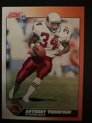 Anthony Thompson #437 Football Cards 1991 Score Prices