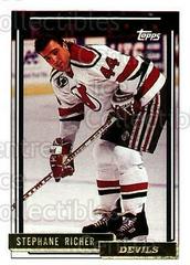 Stephane Richer [Gold] Hockey Cards 1992 Topps Prices