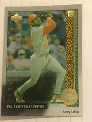 Barry Larkin Baseball Cards 1998 Upper Deck 10th Anniversary Preview Prices
