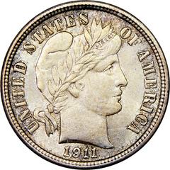 1911 [PROOF] Coins Barber Dime Prices
