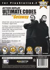 Back Cover | Action Replay Ultimate Code The Getaway Playstation 2