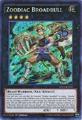 Zoodiac Broadbull [1st Edition] RATE-EN051 YuGiOh Raging Tempest Prices
