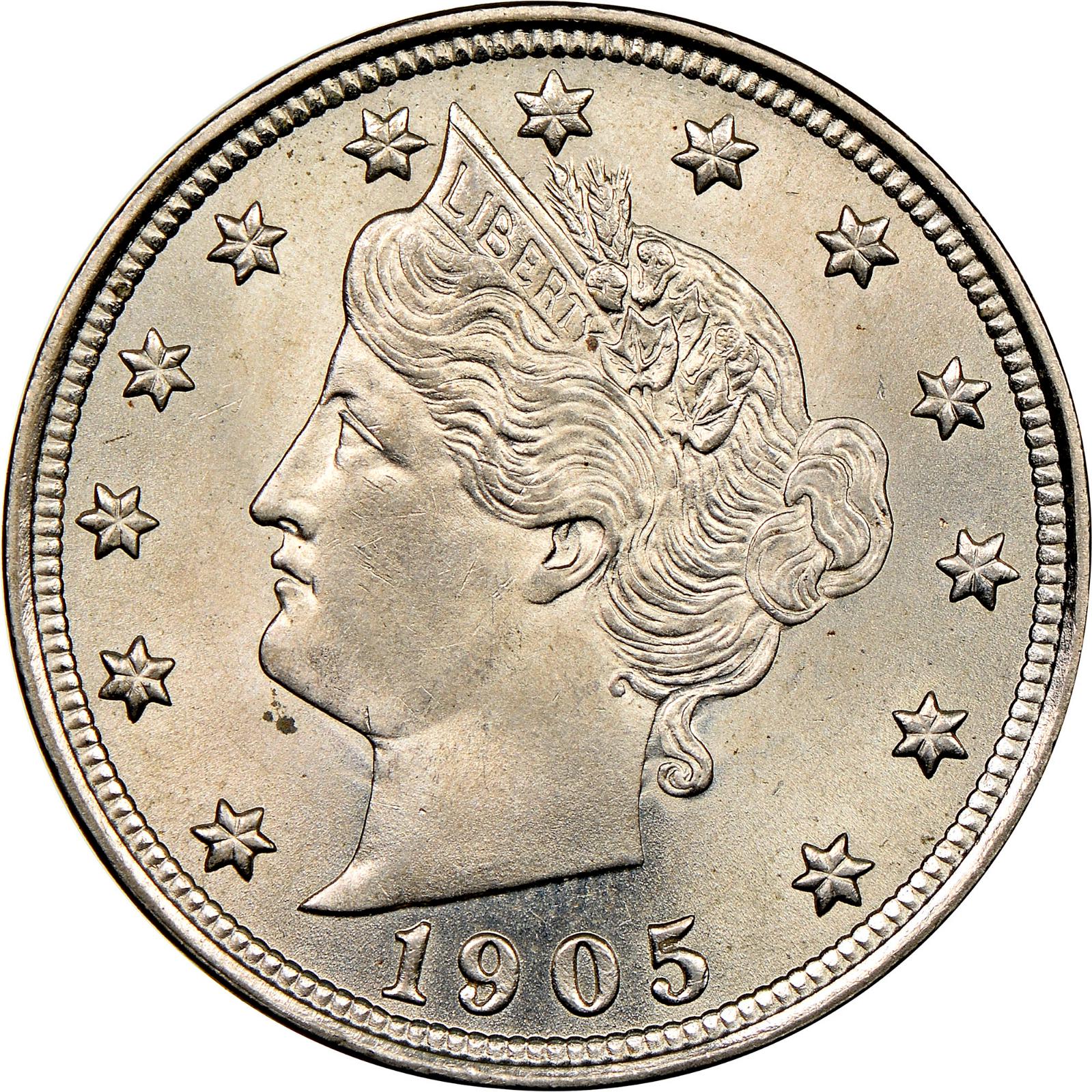 1905 [PROOF] Coins Liberty Head Nickel