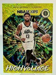 Paul George [Shimmer] #6 Basketball Cards 2019 Panini Hoops Premium Stock High Voltage Prices