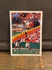 Aerial Threats Steve DeBerg & Stephone Paige #32 Football Cards 1991 Upper Deck Prices