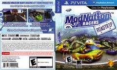 Front And Back Of Insert | ModNation Racers Road Trip Playstation Vita