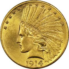 1914 Coins Indian Head Gold Eagle Prices