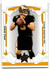 Drew Brees [Materials Gold] #60 Football Cards 2008 Leaf Rookies & Stars Prices