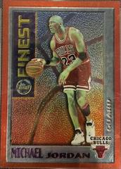 Michael Jordan [Orange Bordered] #M1 Basketball Cards 1995 Finest Mystery Prices