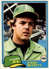 Steve McCatty #503 Baseball Cards 1981 Topps Prices