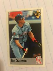 Tim Salmon Baseball Cards 1995 Fleer Panini Stickers Prices
