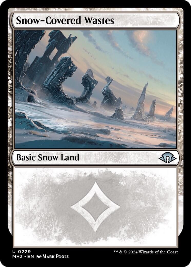 Snow-Covered Wastes #229 Magic Modern Horizons 3