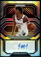 Ja Morant #41 Basketball Cards 2020 Panini Prizm Penmanship Prices