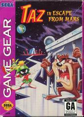 Taz In Escape From Mars - Front | Taz in Escape from Mars Sega Game Gear