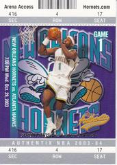 Baron Davis Basketball Cards 2003 Fleer Authentix Prices