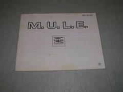 M.U.L.E. - Manual | M.U.L.E. NES