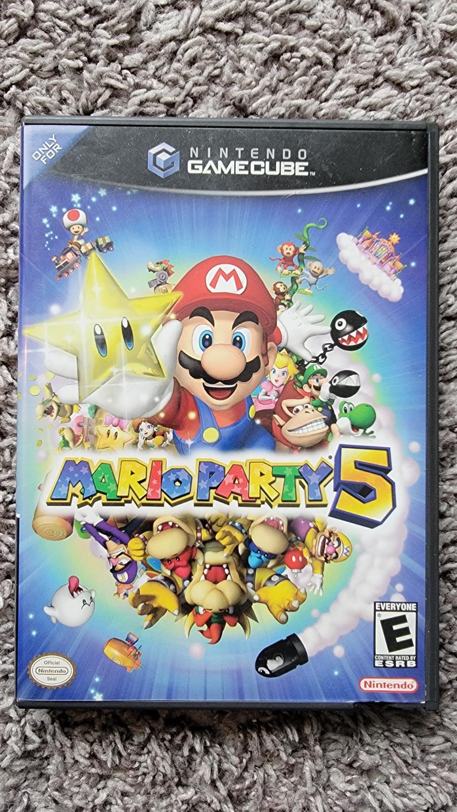 Mario Party 5 Item Box And Manual Gamecube 3589