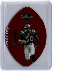 Terrell Davis [Gold] #22 Football Cards 1998 Playoff Contenders Leather Prices