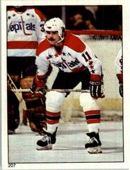 Mike Gartner #207 Hockey Cards 1983 Topps Stickers Prices