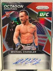 Michael Chandler [Red] Ufc Cards 2021 Panini Prizm UFC Octagon Signatures Prices