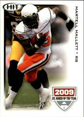 Martell Mallett #53 Football Cards 2010 Sage Hit Prices