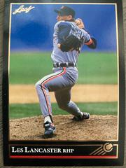 Les Lancaster [Gold] #402 Baseball Cards 1992 Leaf Prices