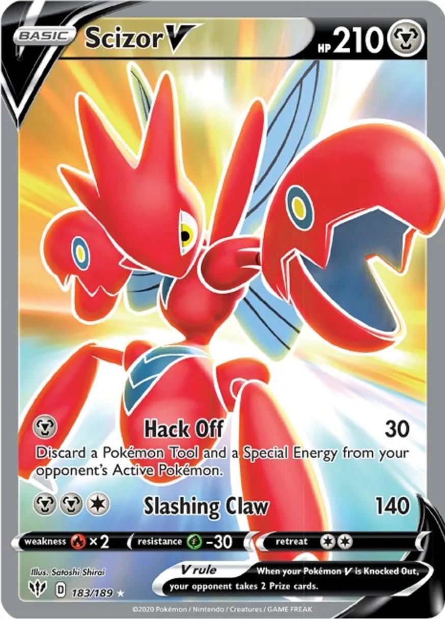 Scizor V 183 Prices Pokemon Darkness Ablaze Pokemon Cards