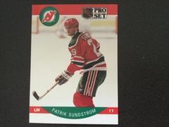 Patrik Sundstrom w/Peter Stastny photo on front #176 Hockey Cards 1990 Pro Set Prices