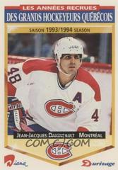 Jean-Jacques Daigneault #10 Hockey Cards 1993 Score Durivage Prices