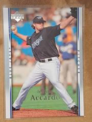 Jeremy Accardo #993 Baseball Cards 2007 Upper Deck Prices