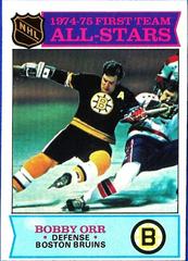 Bobby Orr #288 Hockey Cards 1975 Topps Prices