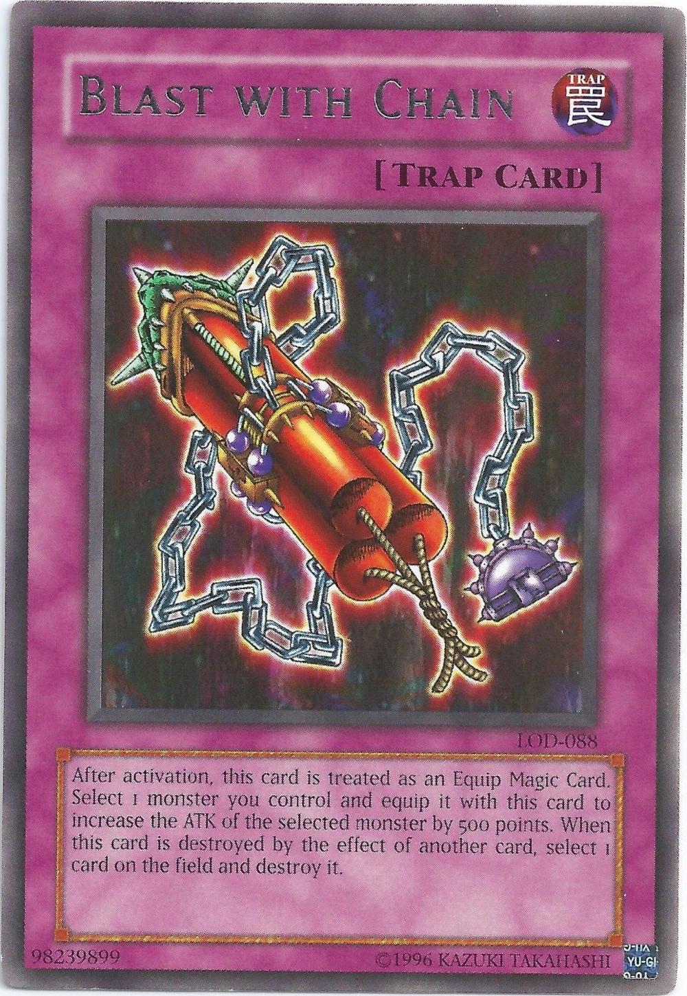 Blast with Chain LOD088 Prices YuGiOh Legacy of Darkness YuGiOh Cards