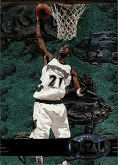 Kevin Garnett #109 Basketball Cards 1997 Metal Universe Prices