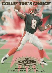 Jeff Blake #C6 Football Cards 1997 Collector's Choice Crash the Game Prices