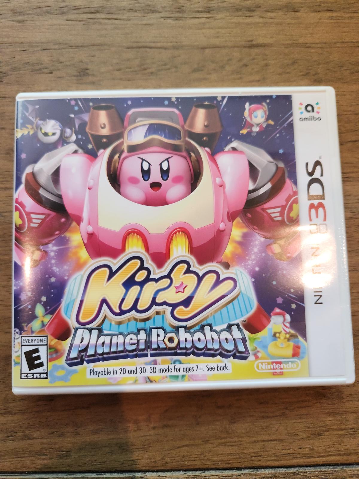 Kirby Robobot Item, Box, and Manual Nintendo 3DS