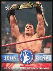 Wins the 2010 Raw Elimination Chamber Match for the WWE Championship Wrestling Cards 2017 Topps WWE John Cena Tribute Prices