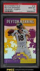 Peyton Manning [Purple] #18 Football Cards 2014 Panini Rookies & Stars Crusade Prices