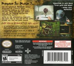 Rear | Dementium II Nintendo DS