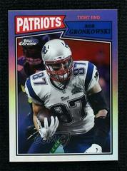 Rob Gronkowski [Refractor] Football Cards 2015 Topps Chrome 60th Anniversary Prices