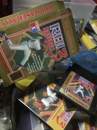 RBI Baseball 3 | Item, Box, and Manual | NES