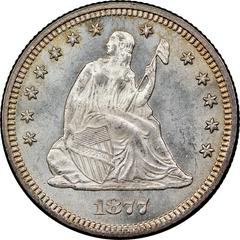 1877 [PROOF] Coins Seated Liberty Quarter Prices