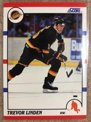 Trevor Linden #16 Hockey Cards 1990 Score Hottest Rising Prices