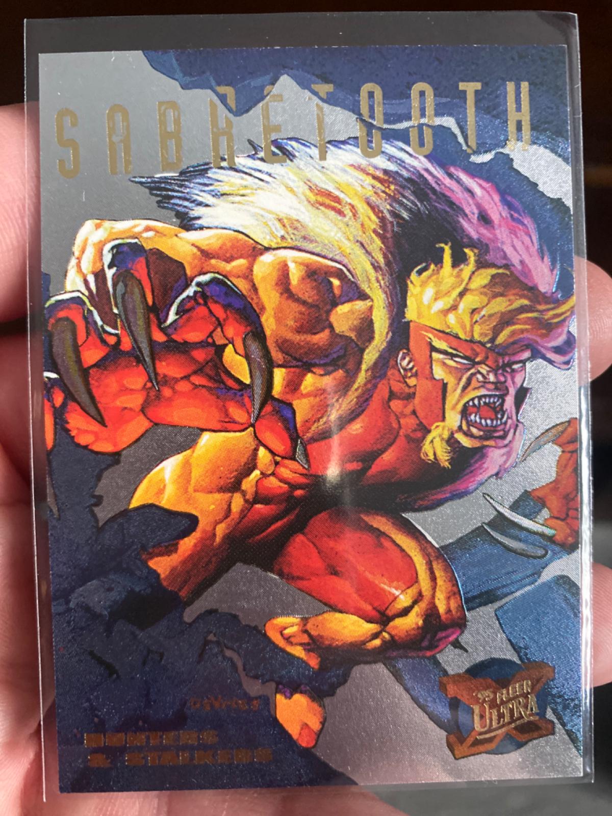 Sabretooth [Silver] #6 Marvel 1995 Ultra X-Men Hunters Stalkers